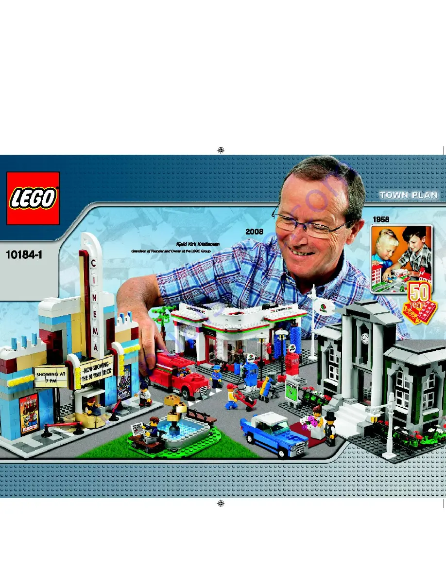 LEGO Town Plan 10184-1 Building Instructions Download Page 1