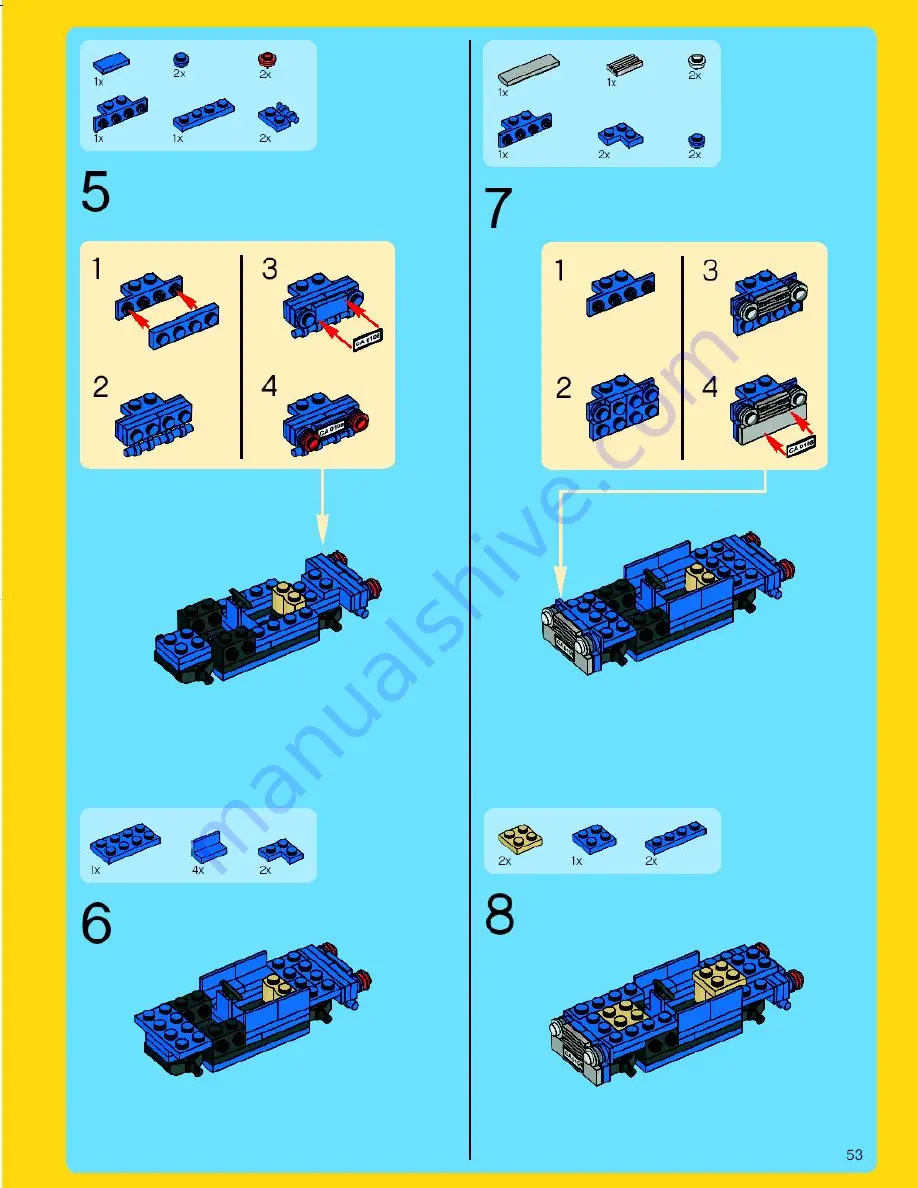 LEGO Town Plan 10184-1 Скачать руководство пользователя страница 53