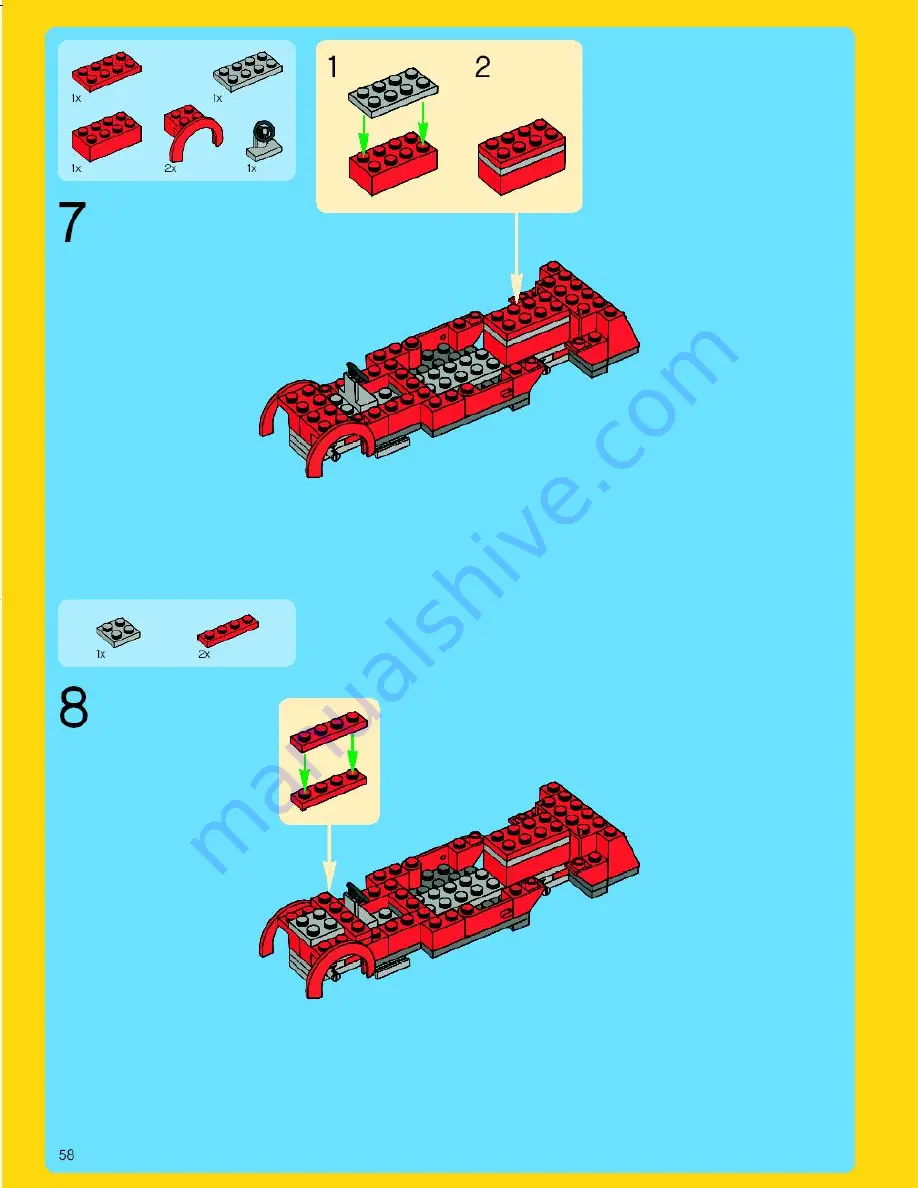 LEGO Town Plan 10184-1 Скачать руководство пользователя страница 58