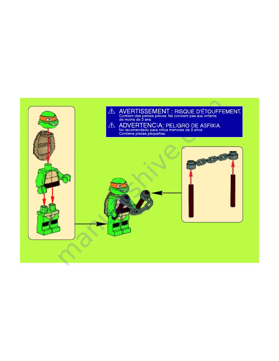 LEGO Turtels 79105 Скачать руководство пользователя страница 2