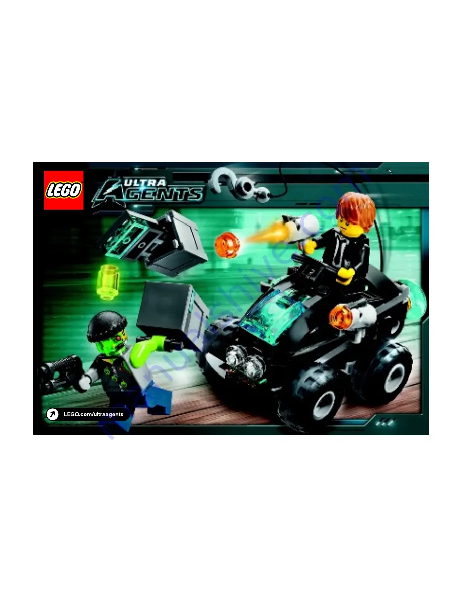 LEGO ultra agents 70160 Assembly Manual Download Page 1