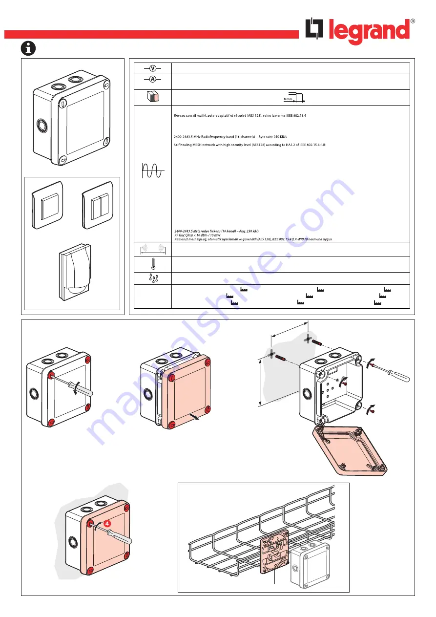 LEGRAND 0 488 77 Manual Download Page 1