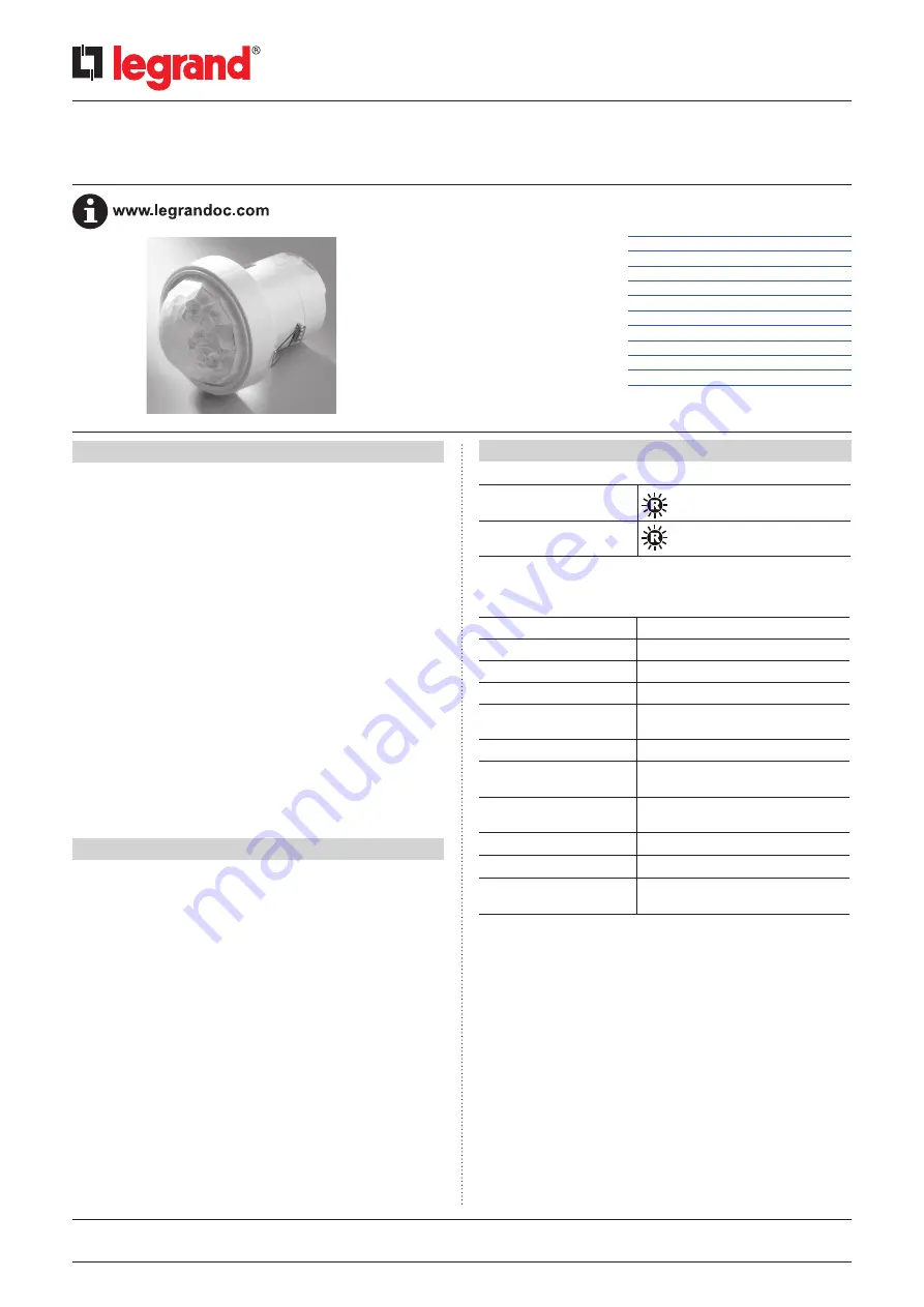 LEGRAND 0 489 59 Manual Download Page 1