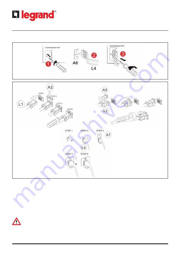 LEGRAND 3 100 85 Installation Manual Download Page 6