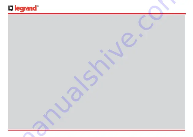 LEGRAND 369300 Manual Download Page 8