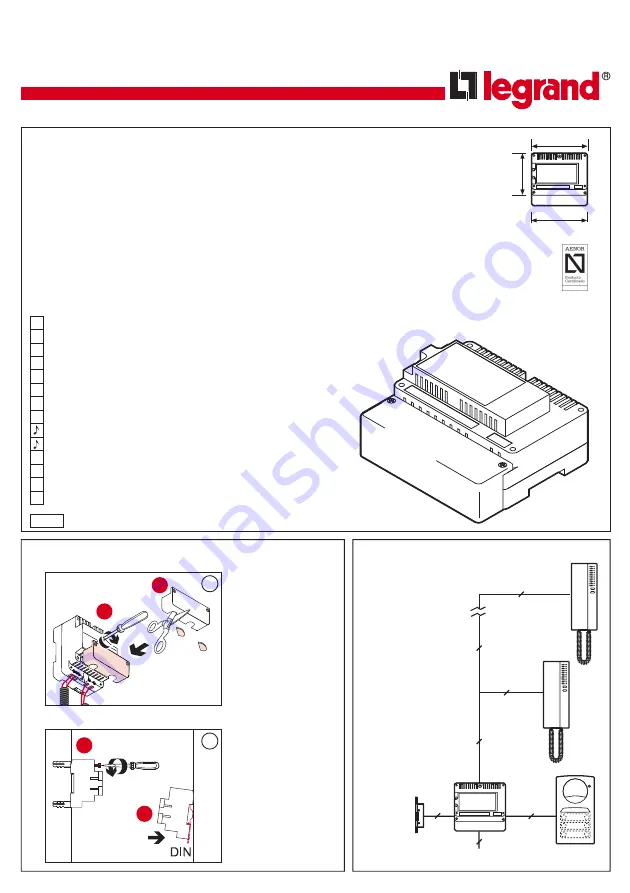 LEGRAND 3750 00 Скачать руководство пользователя страница 1