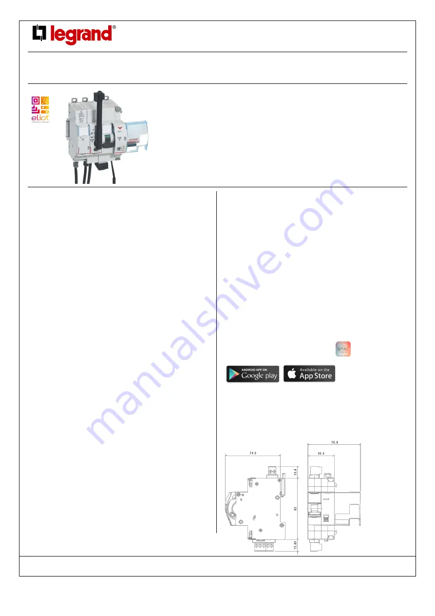 LEGRAND 4 149 54 Manual Download Page 1