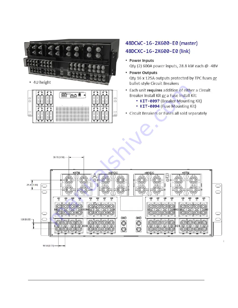 LEGRAND 48DCWC-04-2X100-D0NB User Manual Download Page 23