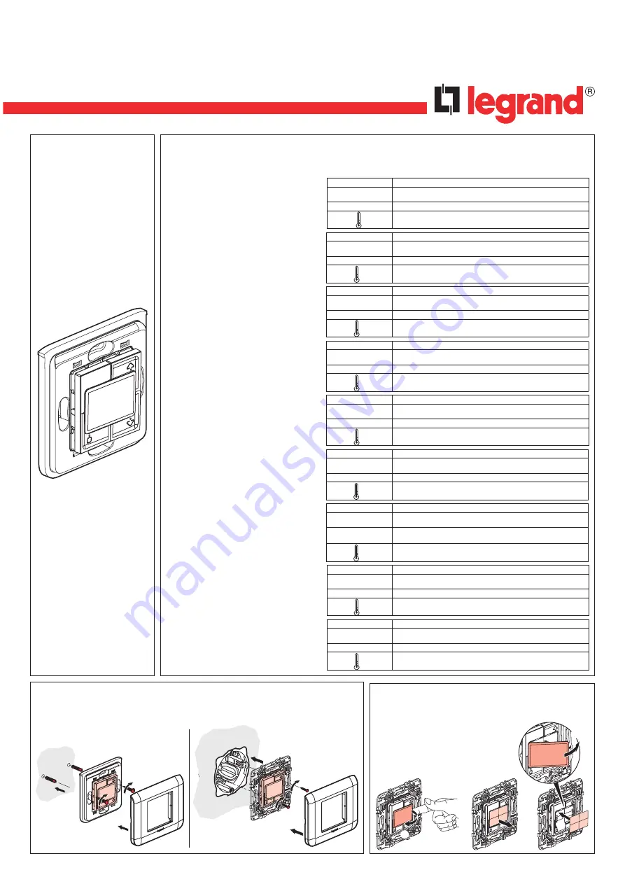 LEGRAND 784 28 Скачать руководство пользователя страница 1