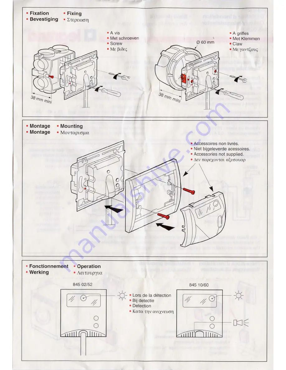 LEGRAND 845 02 Manual Download Page 2