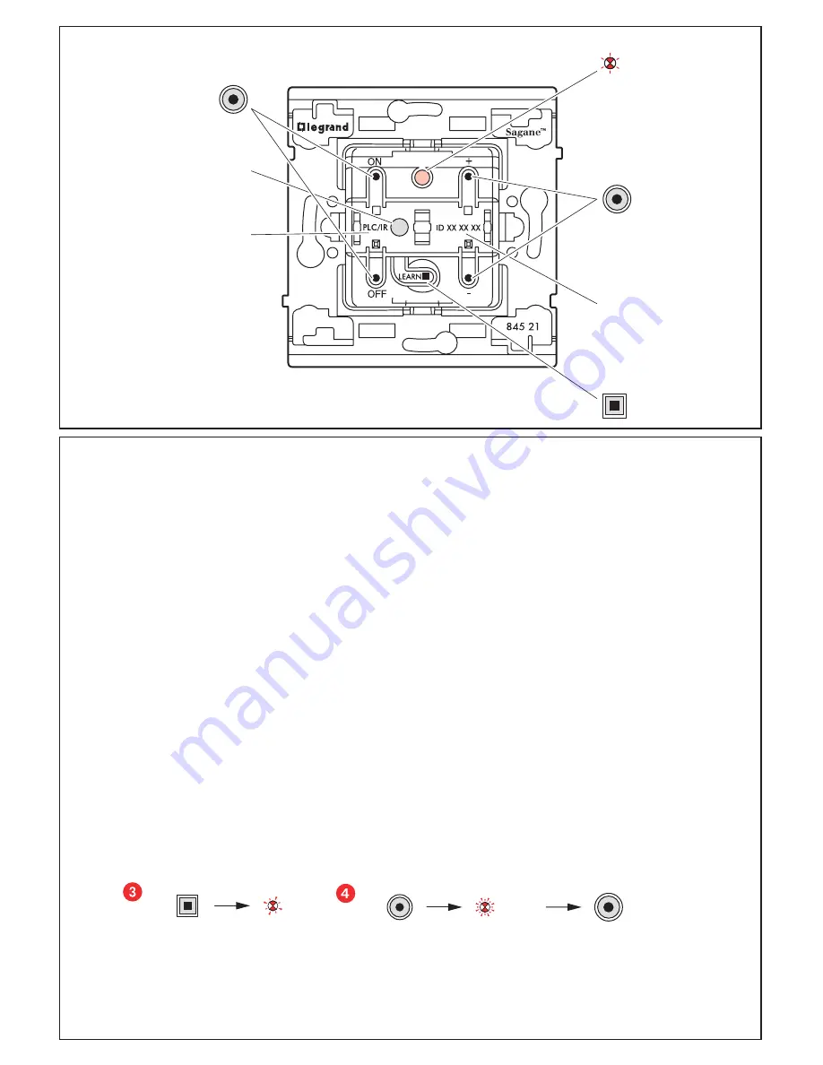 LEGRAND 845 21 Configuration Download Page 8