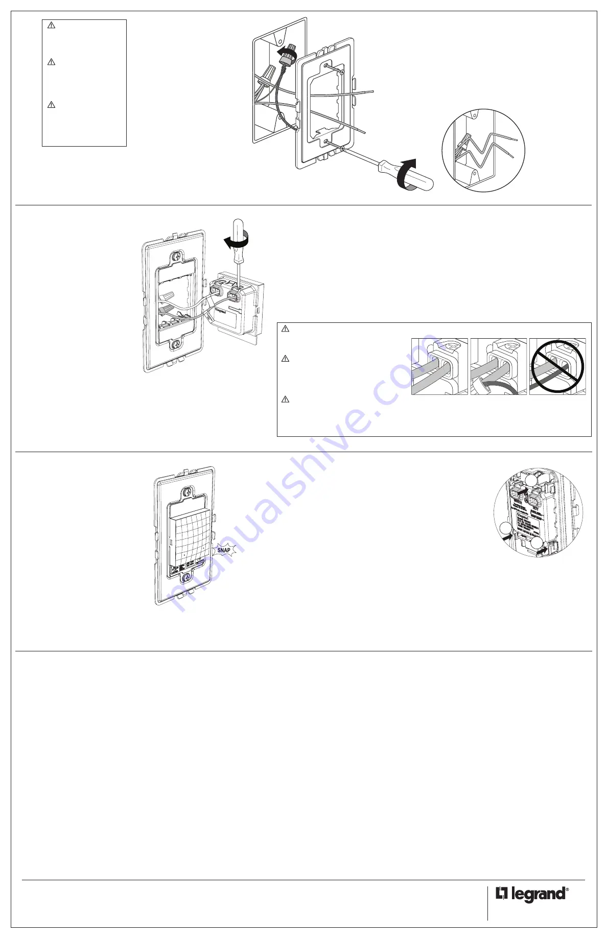 LEGRAND adorne WNAH1 Quick Start Manual Download Page 2