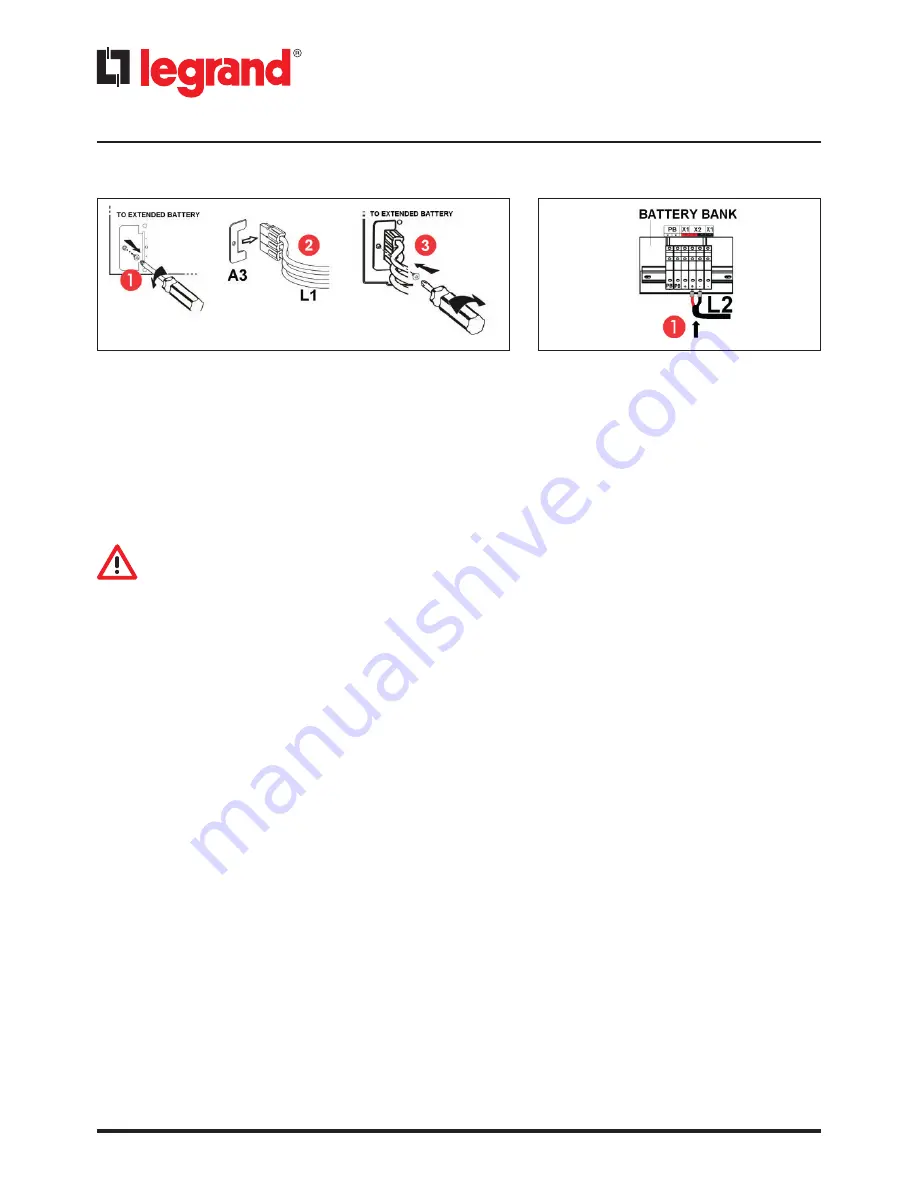 LEGRAND Battery Charger 240V Скачать руководство пользователя страница 6