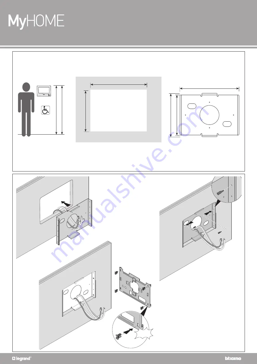 LEGRAND bticino MyHOME 3487AP Скачать руководство пользователя страница 1