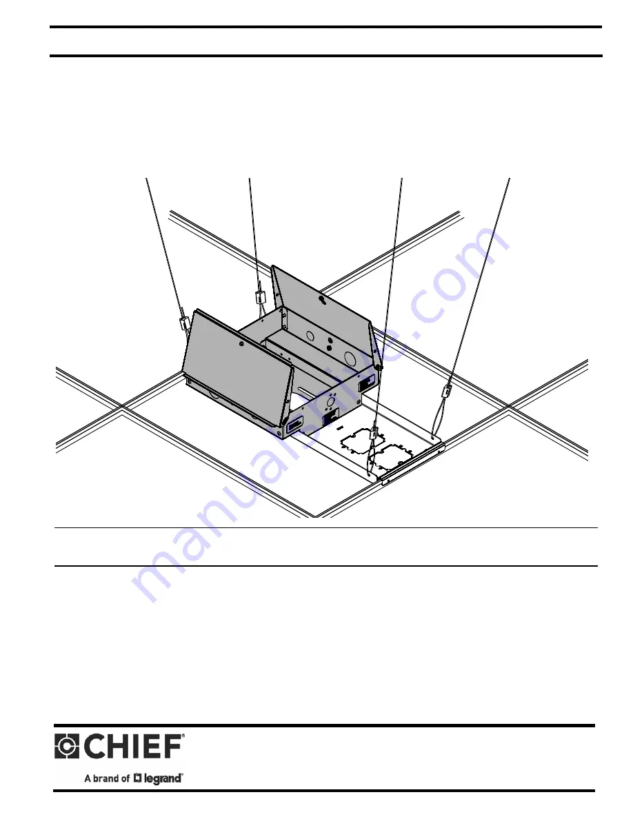 LEGRAND CHIEF CMA472 Installation Instructions Manual Download Page 1