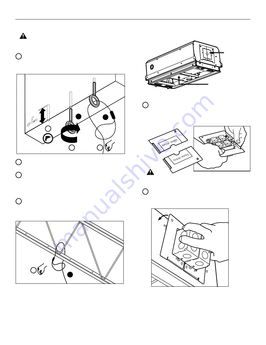 LEGRAND CHIEF CMS491 Installation Instructions Manual Download Page 8