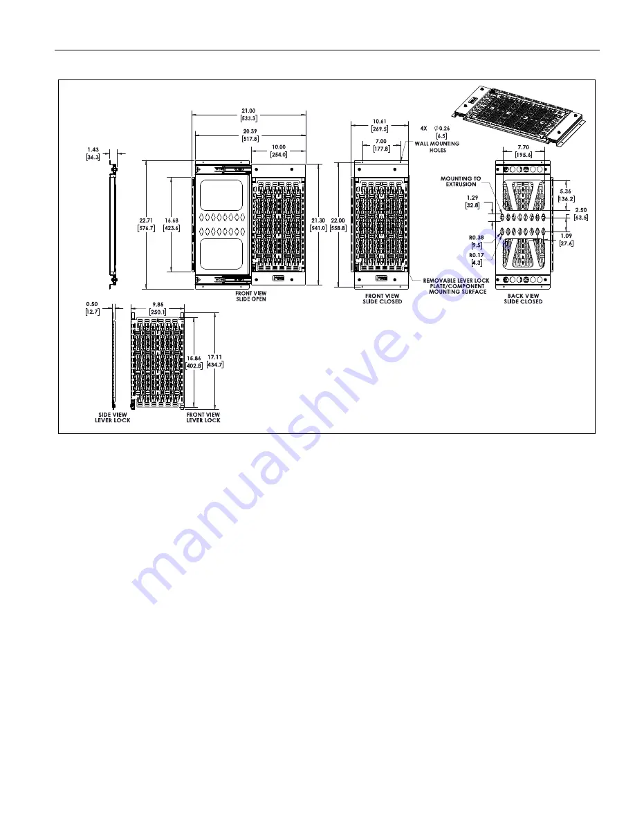 LEGRAND CHIEF CSSMP15X10 Installation Instructions Manual Download Page 3