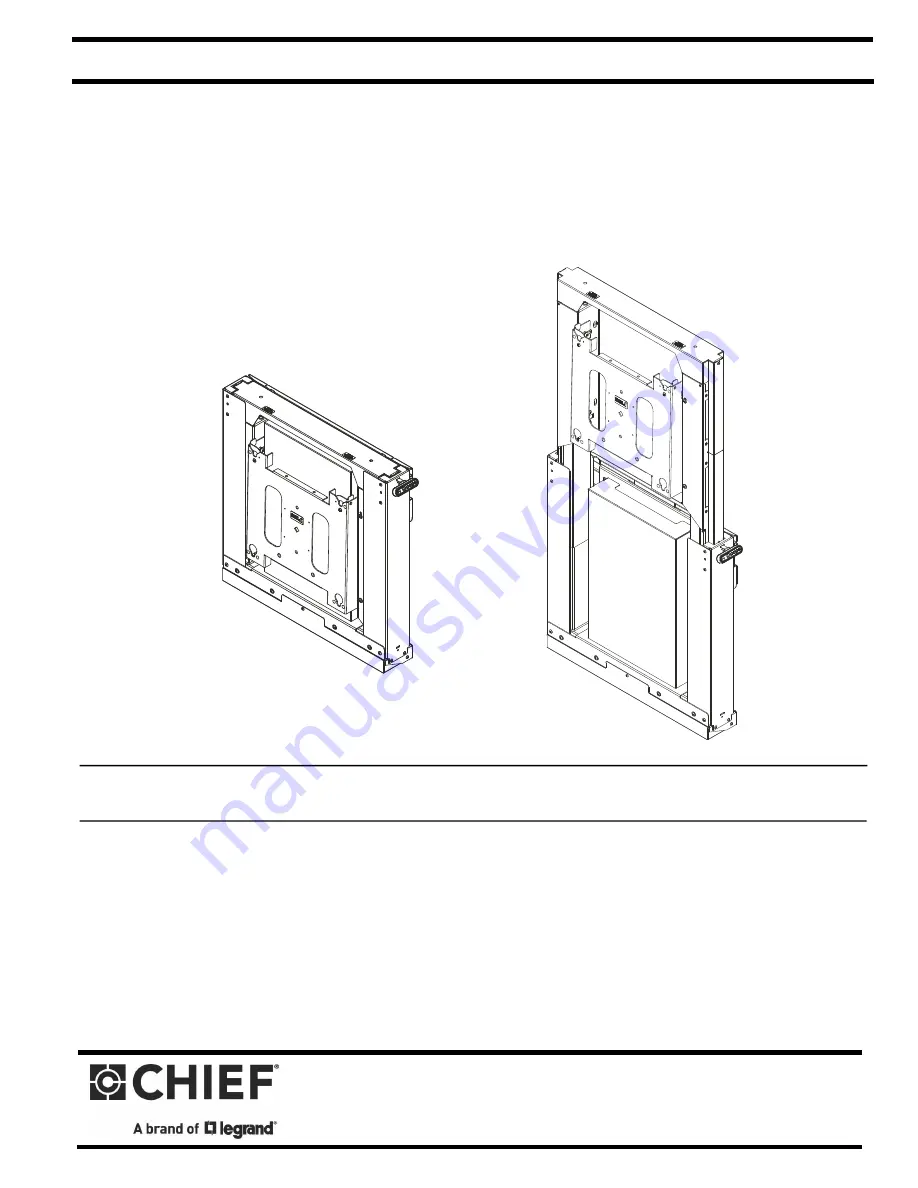 LEGRAND CHIEF XSD1U Скачать руководство пользователя страница 1