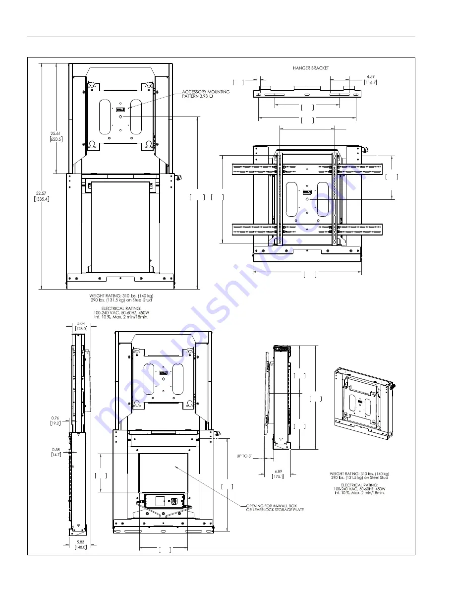 LEGRAND CHIEF XSD1U Скачать руководство пользователя страница 4