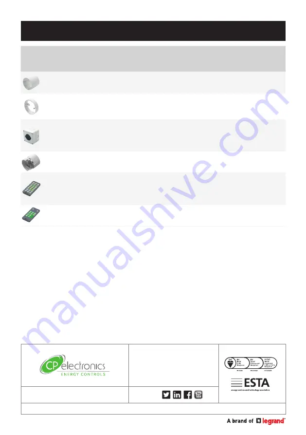 LEGRAND CP Electronics EBDHS-KNX Installation Manual Download Page 12