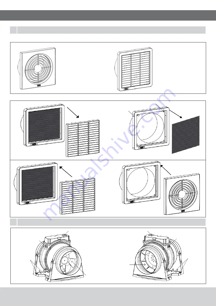 LEGRAND HPM EFTIL150SQWEKIT Instruction Manual Download Page 3