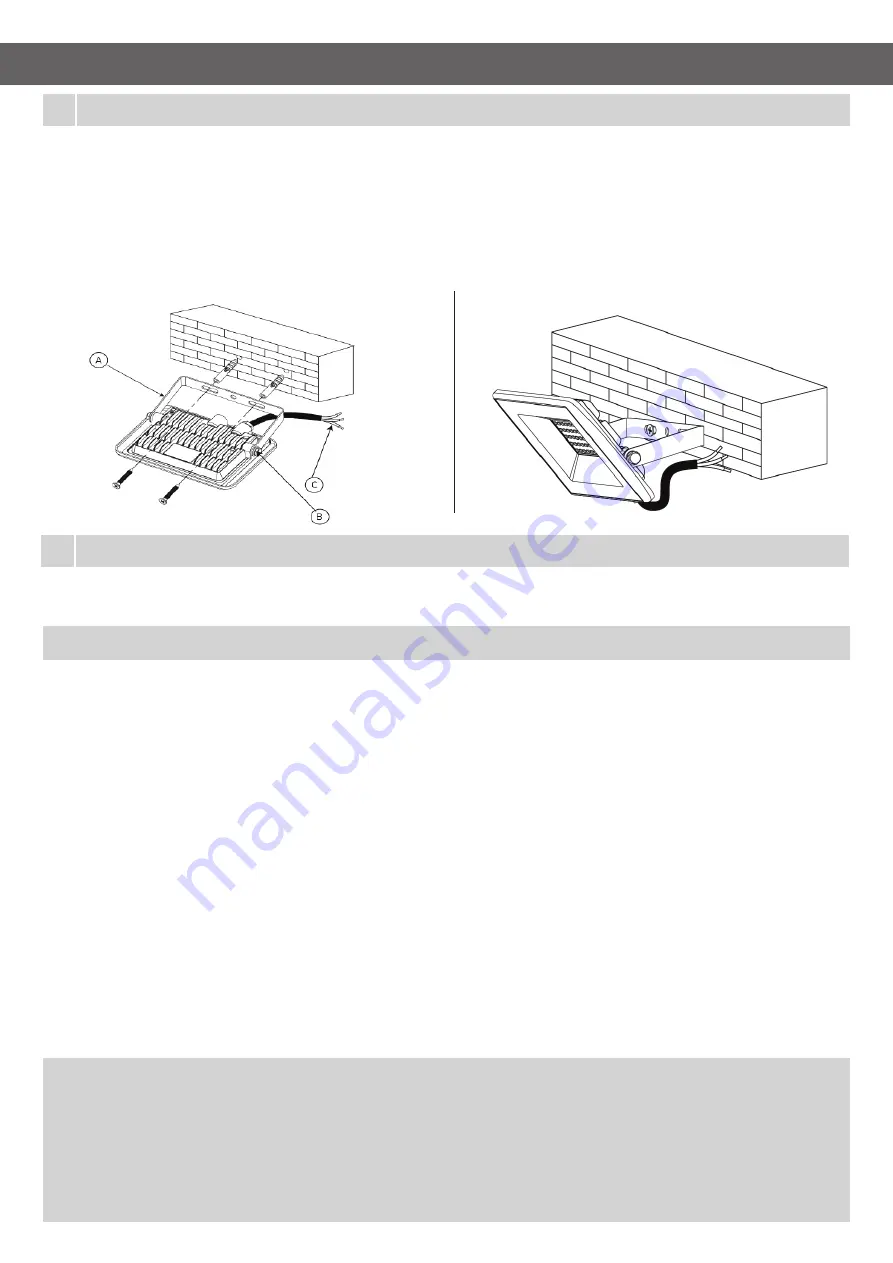 LEGRAND HPM FINA Slim Floodlight Скачать руководство пользователя страница 2