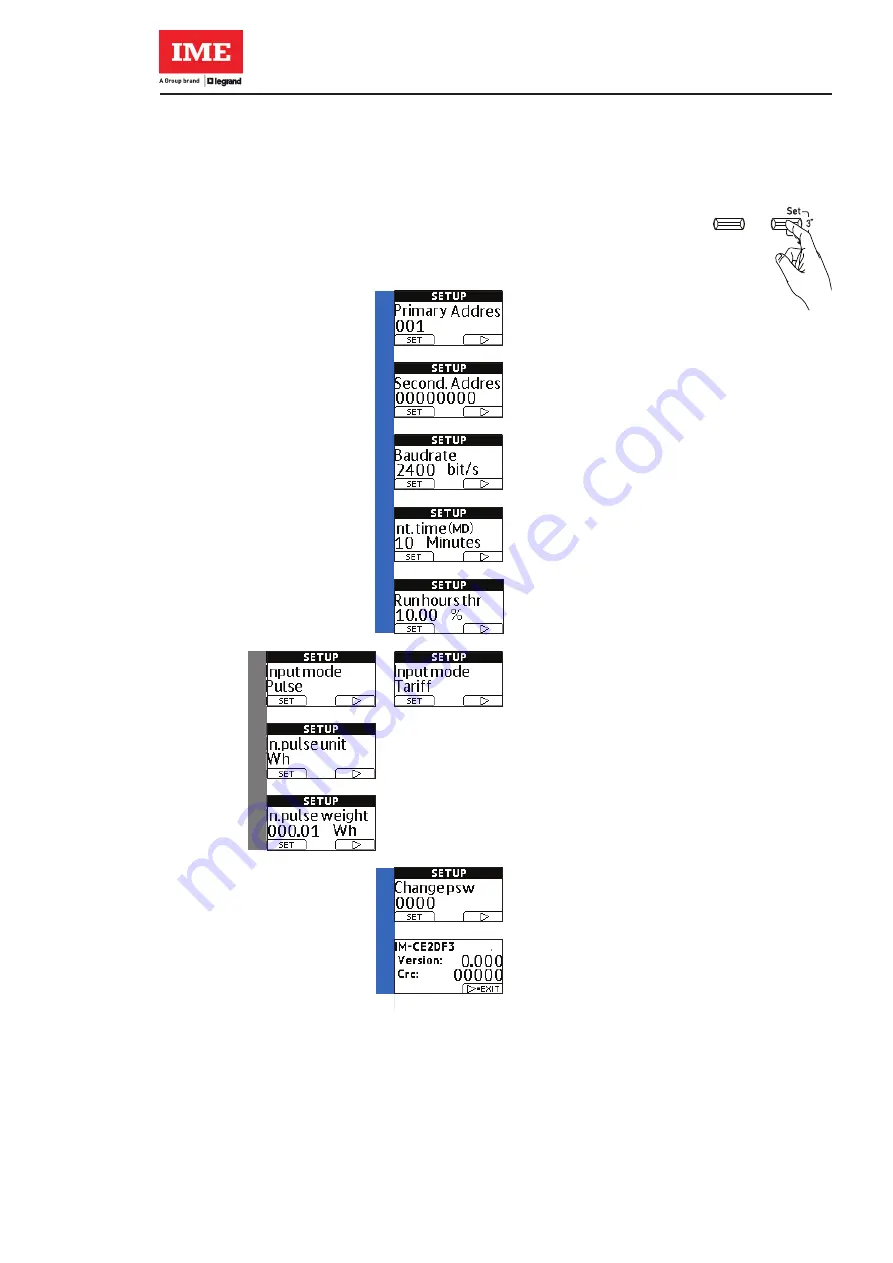 LEGRAND IME CE2DF30PCL1 Скачать руководство пользователя страница 12