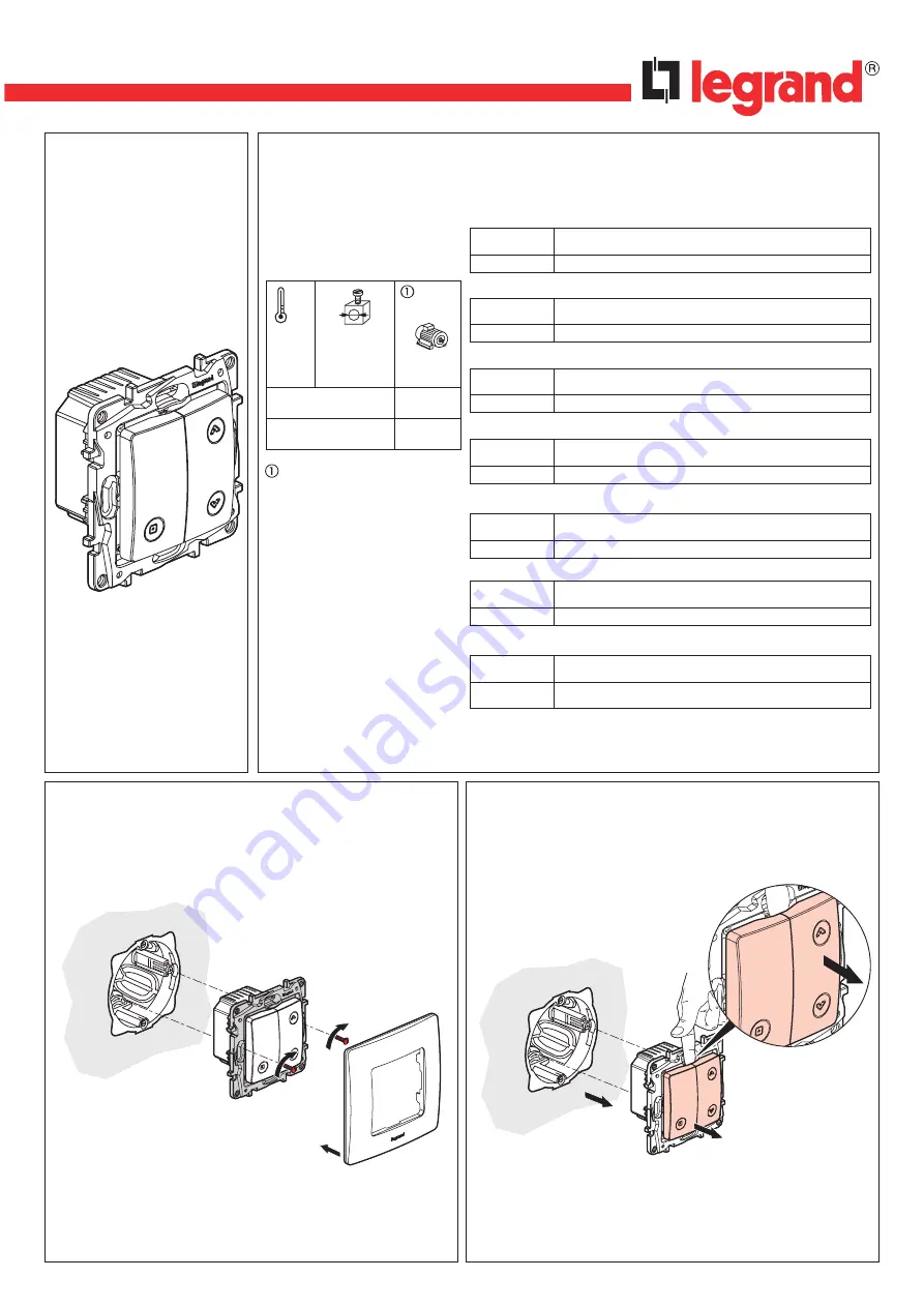 LEGRAND Niloe 6 651 12 Скачать руководство пользователя страница 1