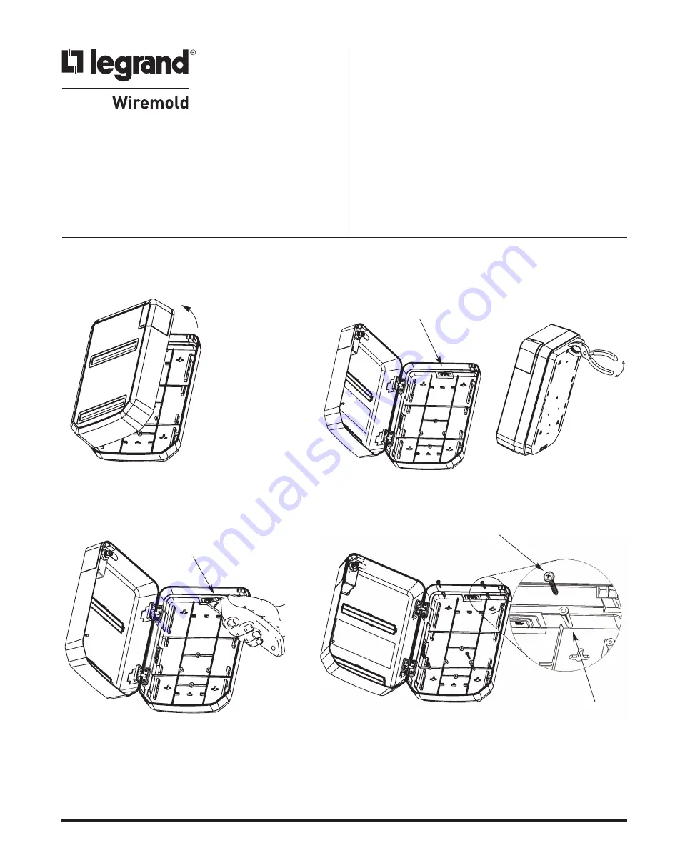 LEGRAND NME1250AP Скачать руководство пользователя страница 1