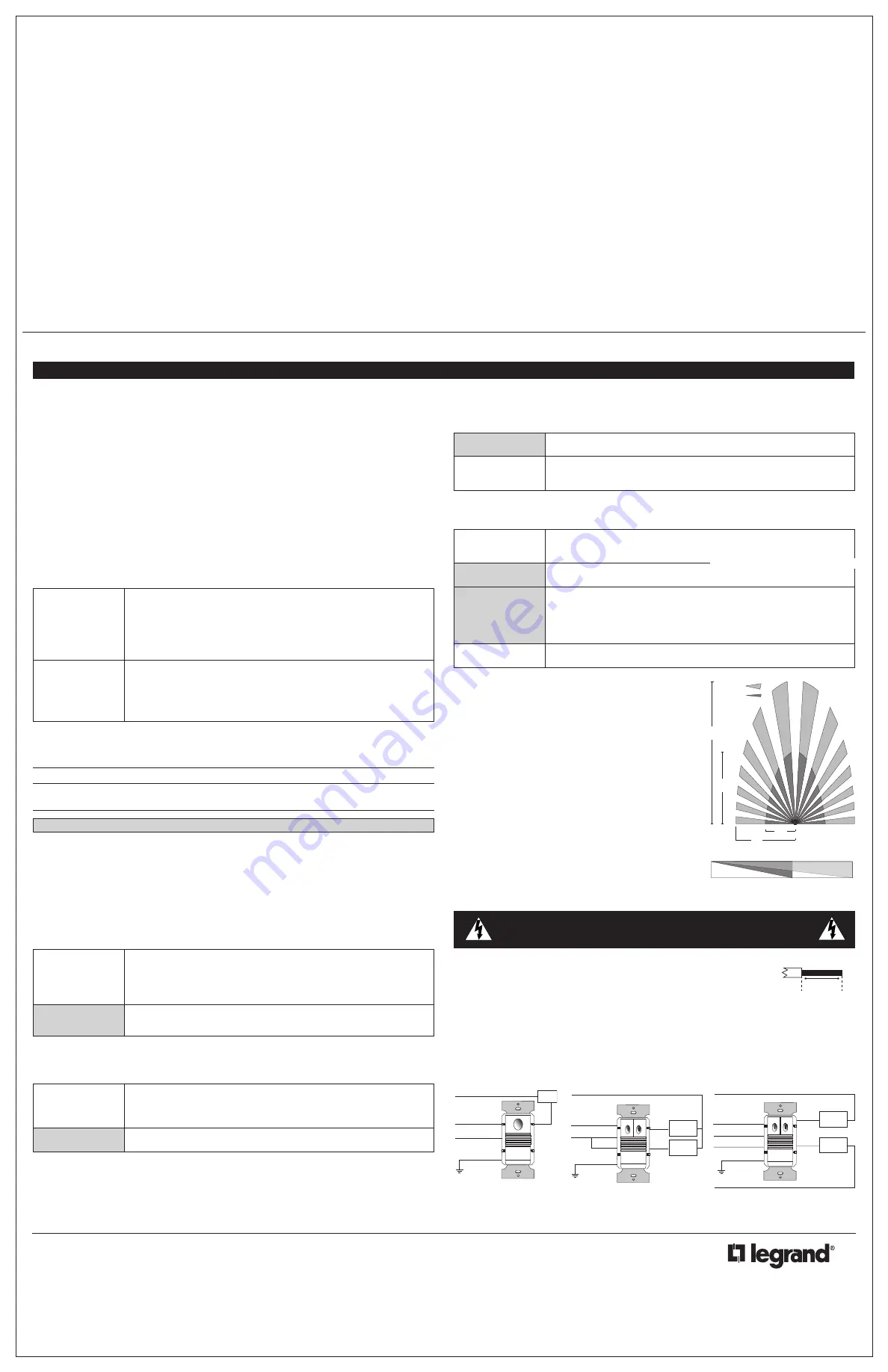 LEGRAND Pass & Seymour WSP101 Installation Instructions Download Page 2