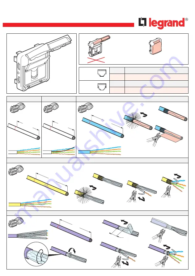 LEGRAND Plexo 695 56 Manual Download Page 1