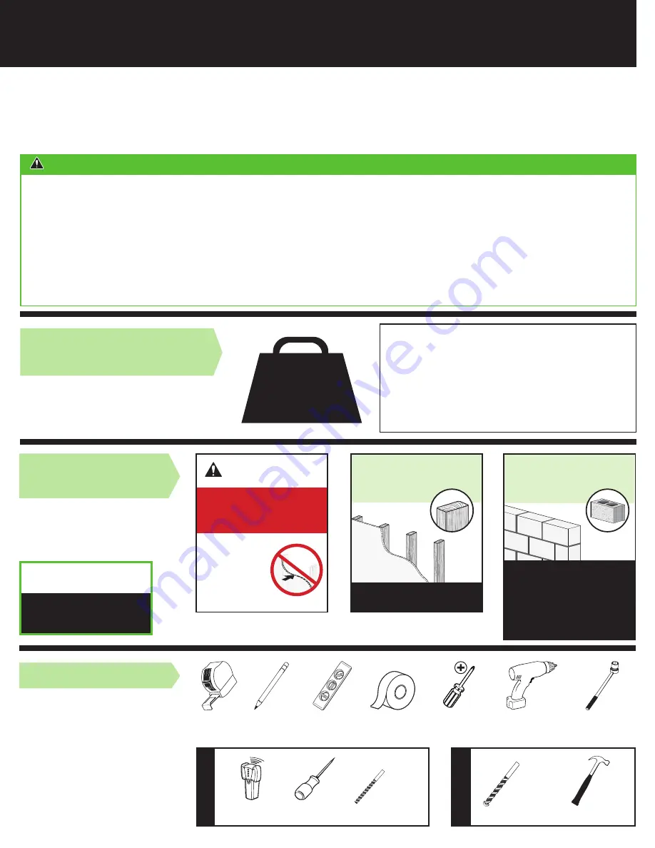 LEGRAND Sanus LMF219 Instruction Manual Download Page 2