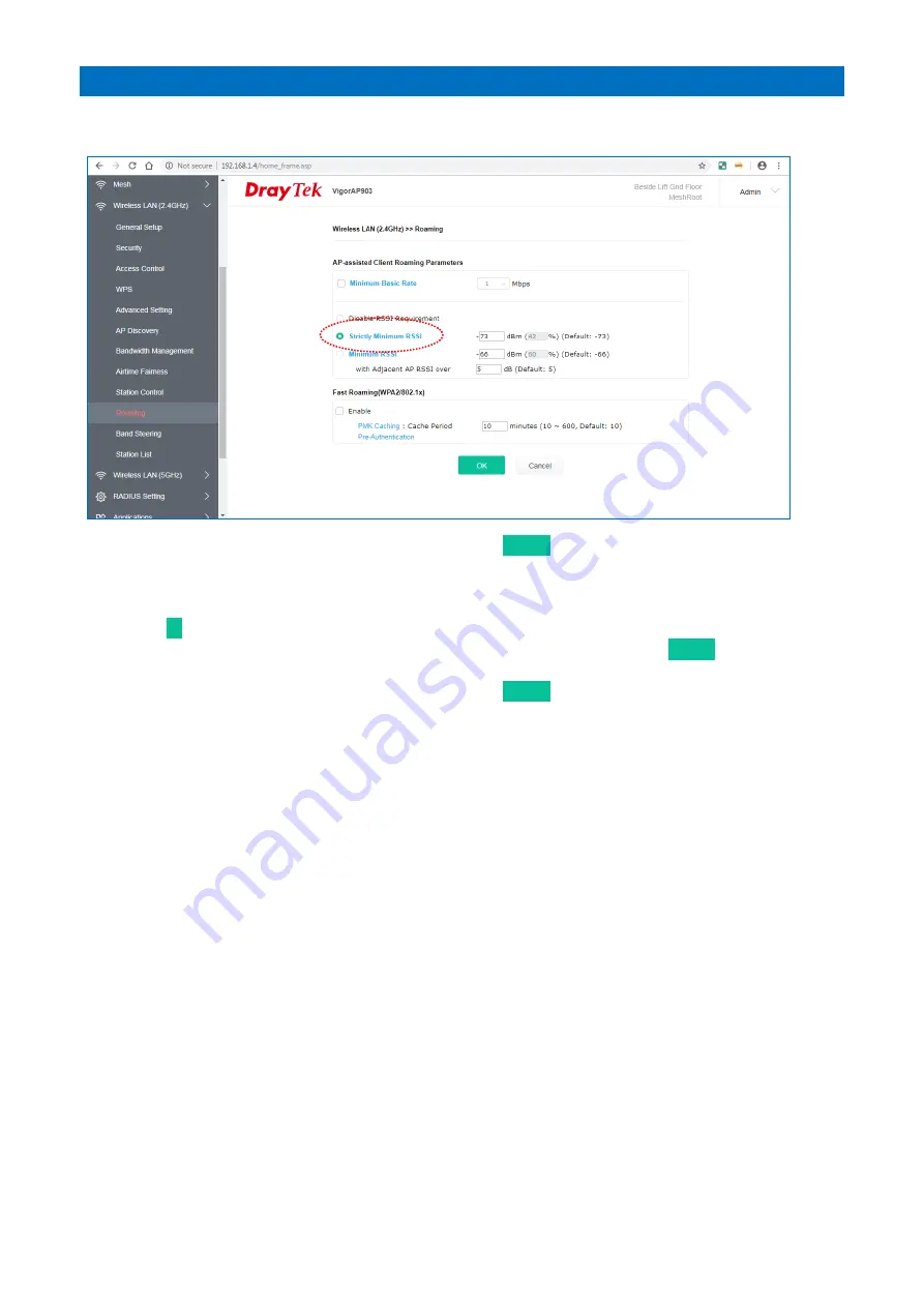 LEGRAND TyneTec Advent XT2 ascom VoWiFi i62 Installation Manual Download Page 20