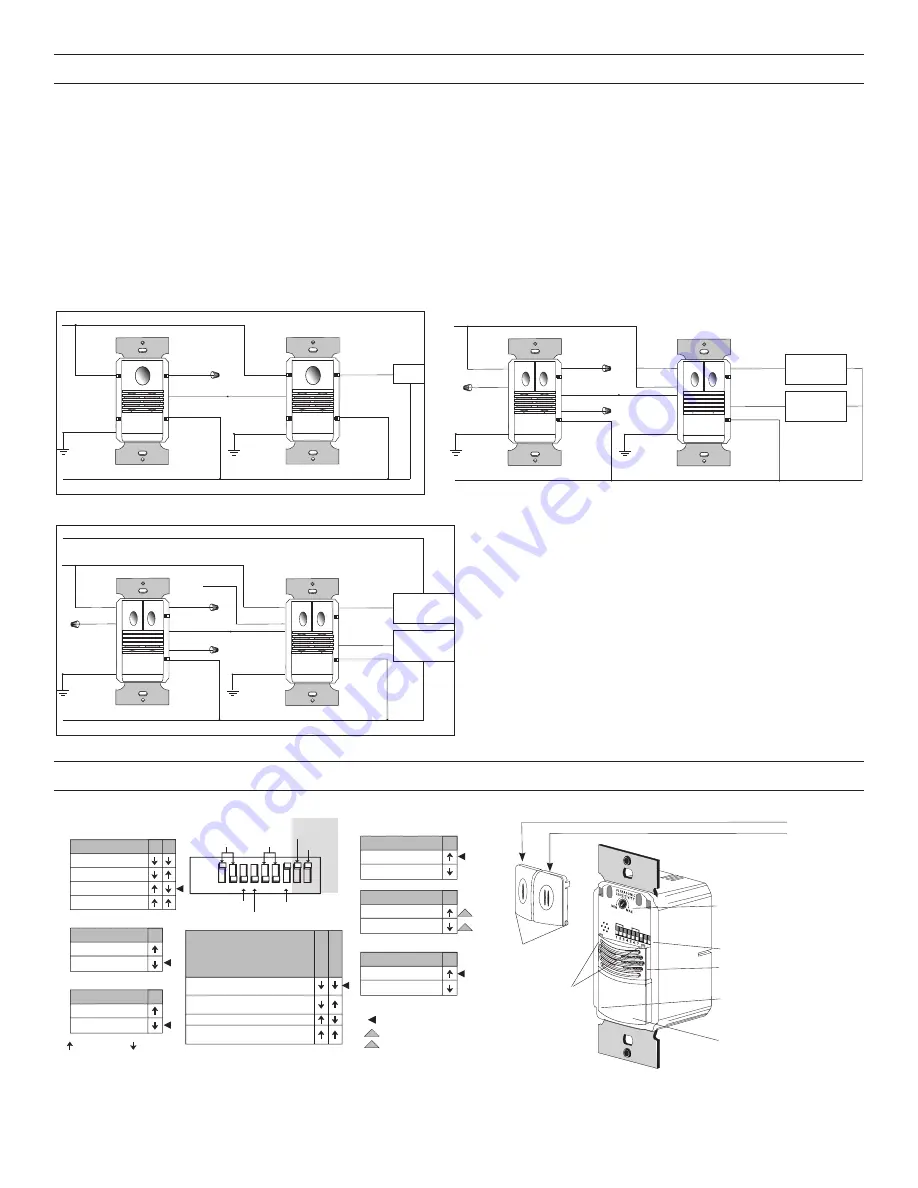 LEGRAND Wattstopper DSW-301 Installation Instructions Manual Download Page 10