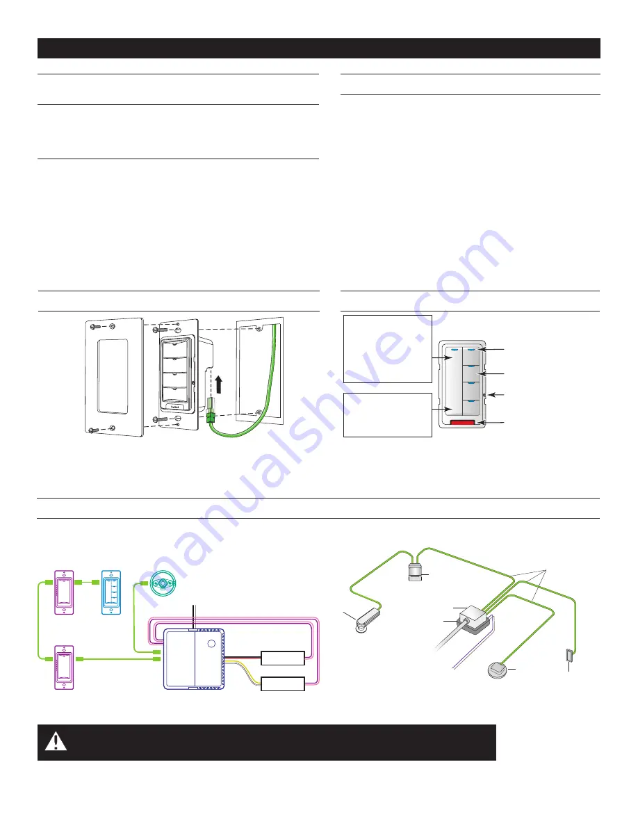 LEGRAND Wattstopper LMSW-105 Quick Start Manual Download Page 3