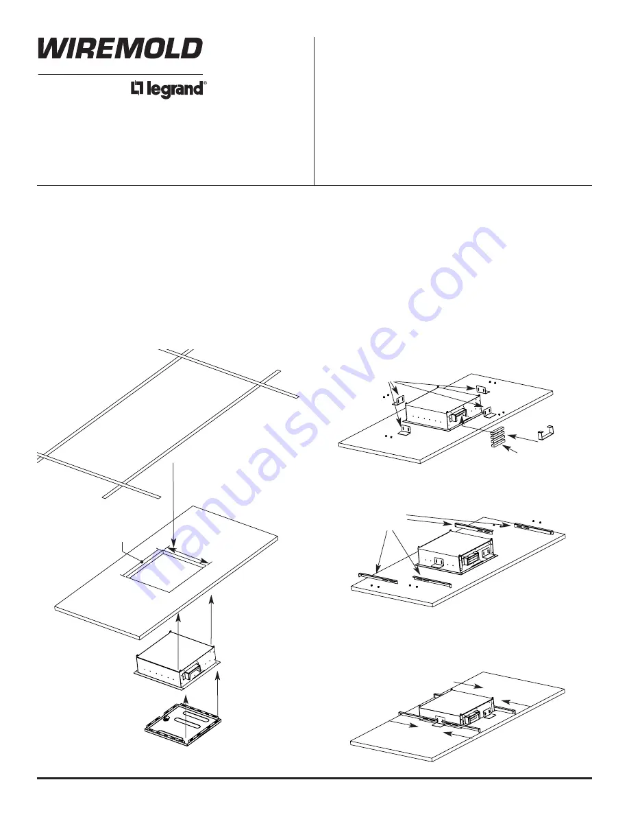 LEGRAND Wiremold WAPENCL Скачать руководство пользователя страница 1