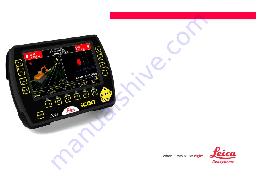 Leica iCON excavate iCP41 Quick Manual Download Page 69