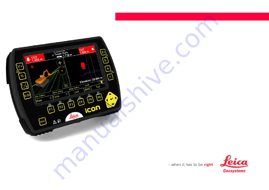 Leica iCON excavate iCP41 Quick Manual Download Page 261