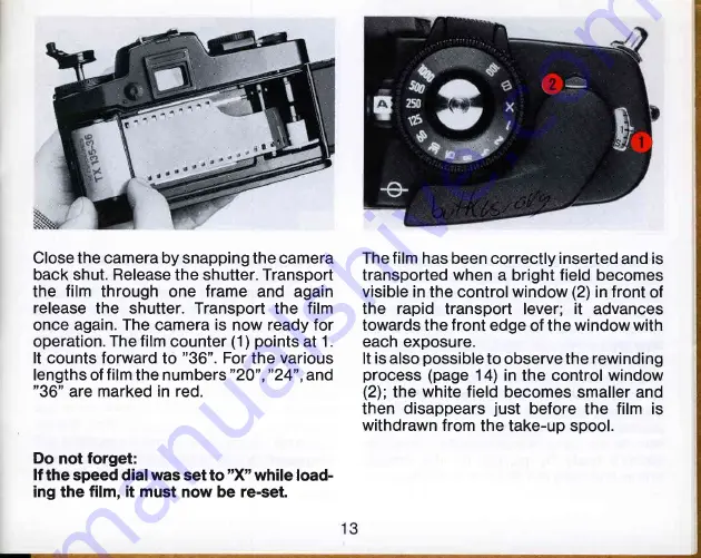 Leica R 4 s MOD. P Instructions Manual Download Page 14