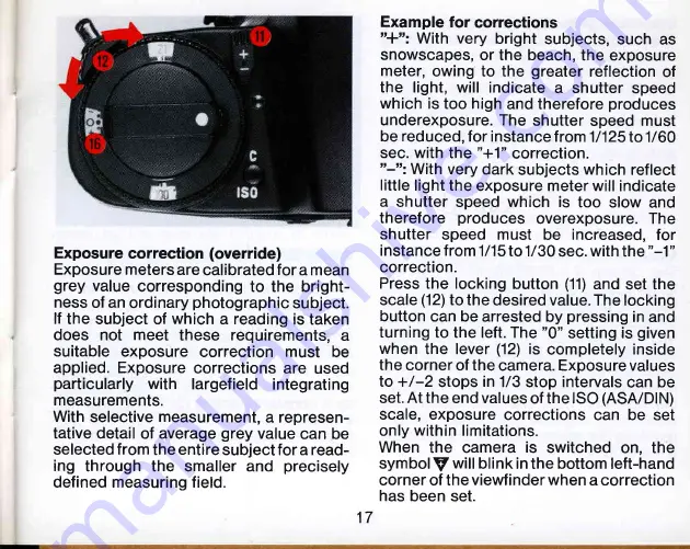 Leica R 4 s MOD. P Instructions Manual Download Page 18