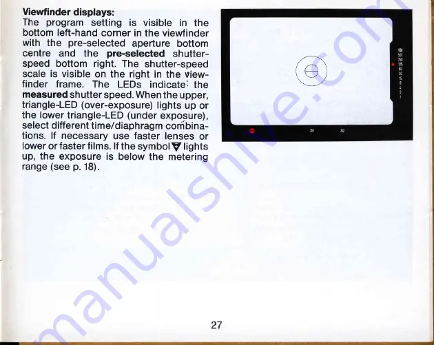 Leica R 4 s MOD. P Instructions Manual Download Page 28