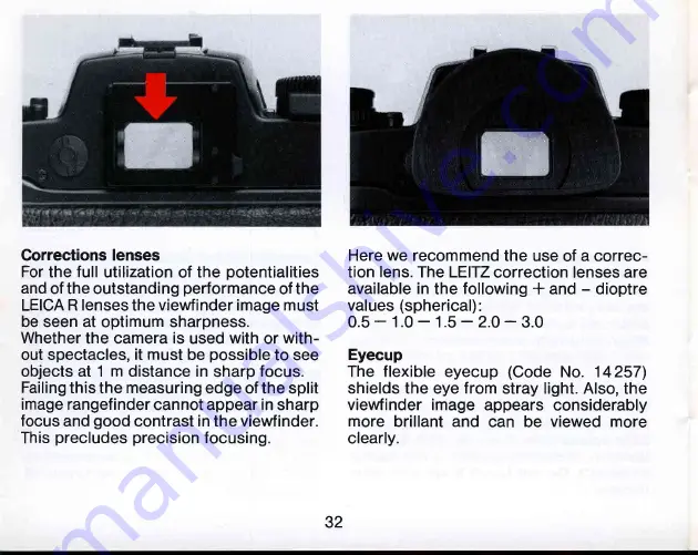 Leica R 4 s MOD. P Instructions Manual Download Page 33