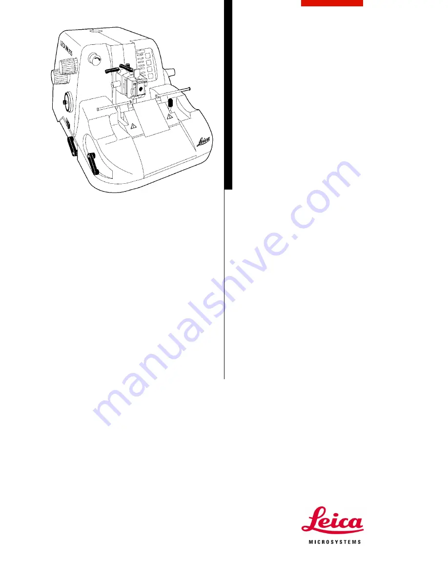 Leica RM2155 Instruction Manual Download Page 1