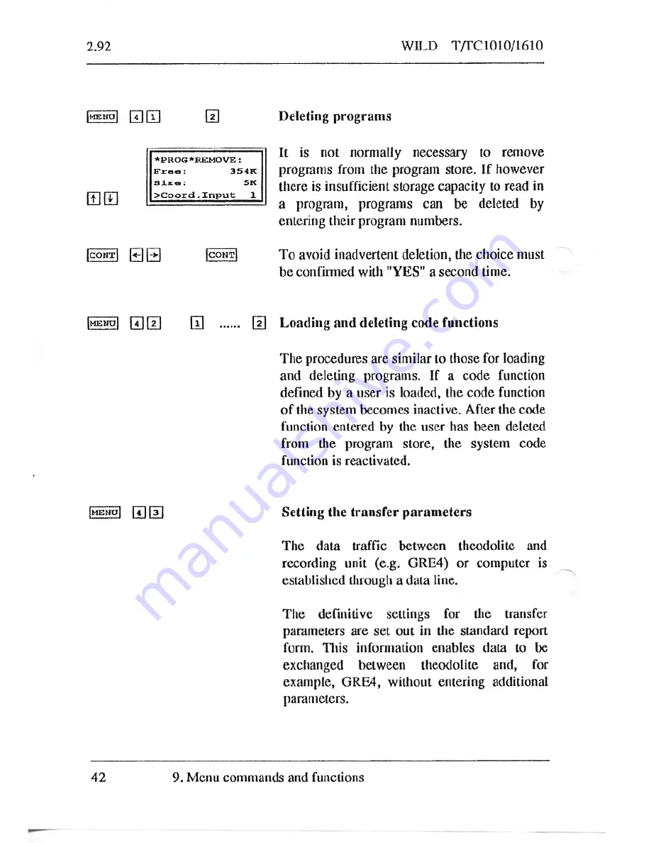 Leica Wild t1010 User Manual Download Page 41