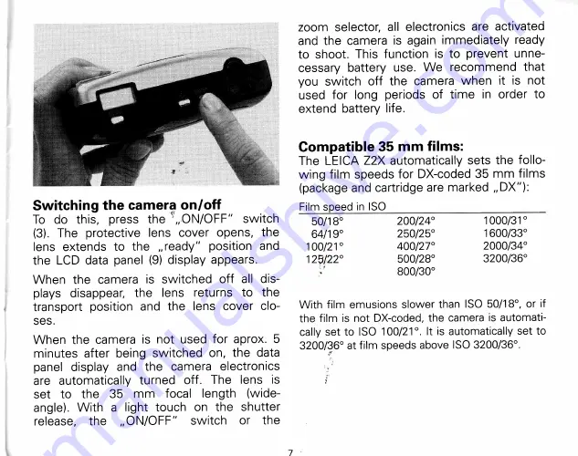 Leica Z2X Instructions Manual Download Page 12