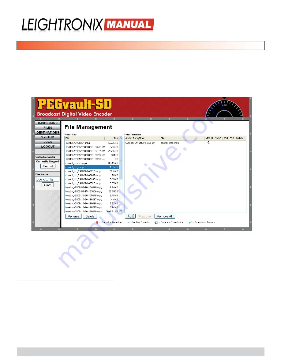 Leightronix PEGvault-SD Product Manua Download Page 21