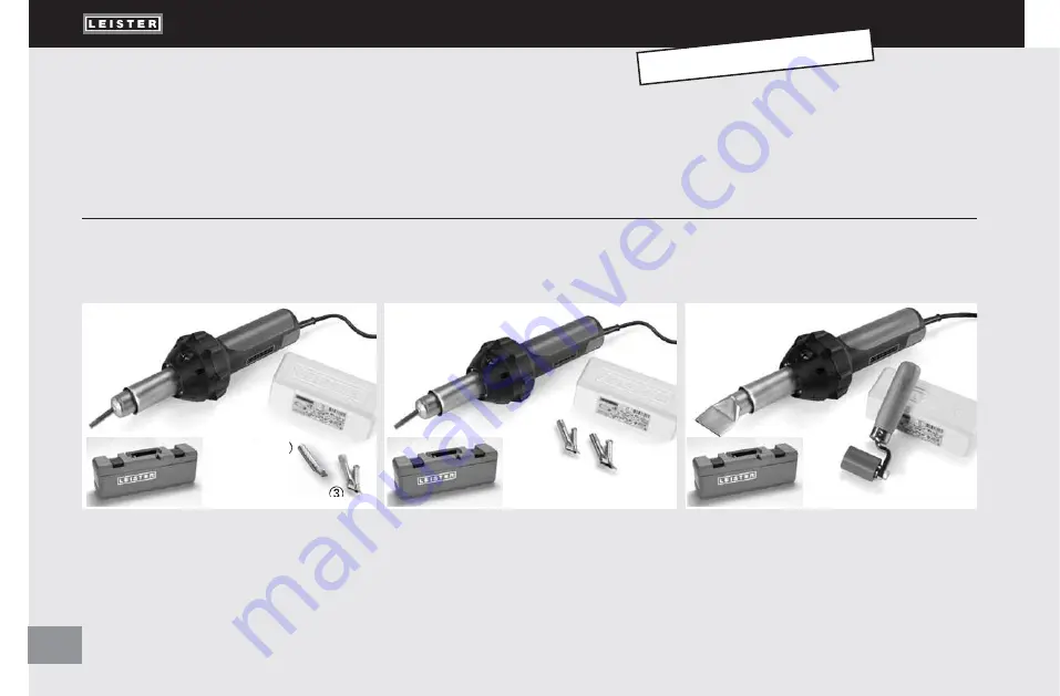 Leister TRIAC BT User Manual Download Page 2