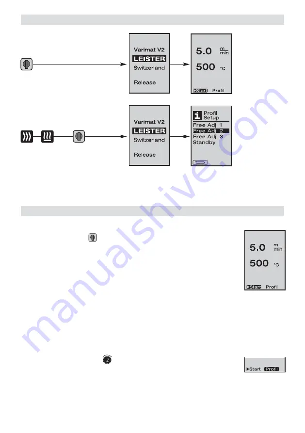 Leister VARIMAT V2 Operating Instructions Manual Download Page 10