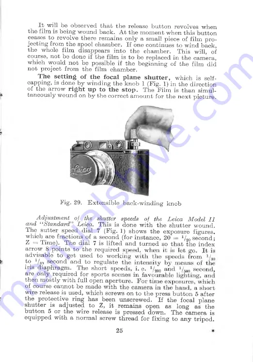 LEITZ Leica IIIa User Manual Download Page 23