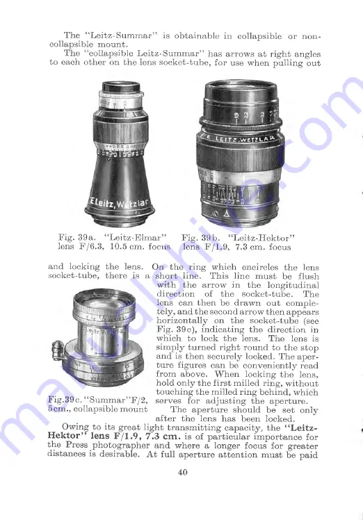 LEITZ Leica IIIa Скачать руководство пользователя страница 38